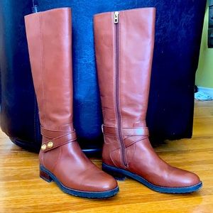 Coach leather boots